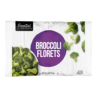 Essential Everyday Frozen Broccoli Florets, 12 Ounce