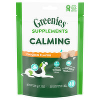 Greenies Supplements, Chicken Flavor, Calming, 40 Each