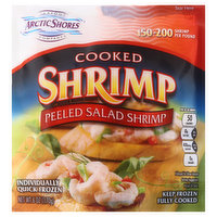 Arctic Shores Shrimp, Cooked, 150-200, 6 Ounce