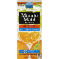 Minute Maid 100% Juice, Orange, Original, Calcium & Vitamin D, Low Pulp, 59 Ounce