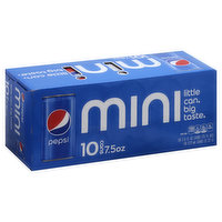Pepsi Cola, Mini Cans, 10 Each