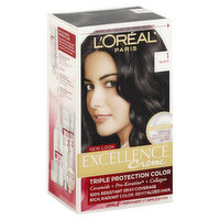 Excellence Permanent Haircolor, Triple Protection, Black 1, 1 Each