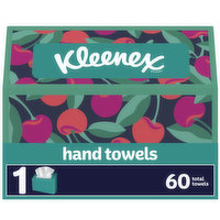 Kleenex Hand Towels, Metallic Blue, 1-Ply, 60 Each