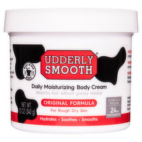 Udderly Smooth Body Cream, Daily Moisturizing, Original Formula, 12 Ounce