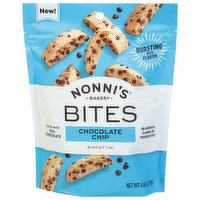 Nonni's Biscottini Bites, Chocolate Chip, 4.8 Ounce