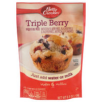 Betty Crocker Muffin Mix, Triple Berry, 6.5 Ounce