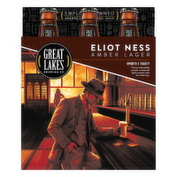Great Lakes Brewing Co. Beer, Amber Lager, Eliot Ness, 6 Pack, 6 Each