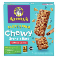 Annies Granola Bars, Chewy, Gluten Free, Oatmeal Cookie, 5 Each