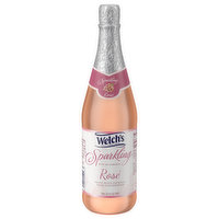 Welch's Grape Juice Cocktail, Sparkling, Rose, Non-Alcoholic, 25.4 Fluid ounce