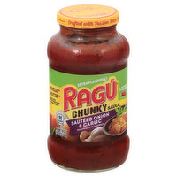 Ragu Sauce, Chunky, Sauteed Onion & Garlic, 24 Ounce