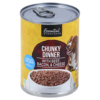 Essential Everyday Dog Food, Chunky Diner, with Beef, Bacon, & Cheese