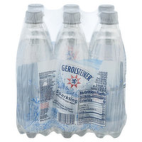 Gerolsteiner Natural Mineral Water, Sparkling, 6 Each