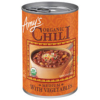 Amy's Chili, Organic, Medium, 14.7 Ounce