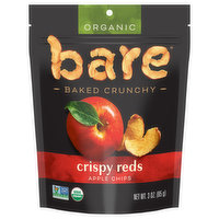 Bare Baked Crunchy Apple Chips, Organic, Crispy Reds, 3 Ounce