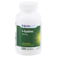 Equaline L-Lysine, 500 mg, Tablets, 100 Each