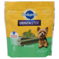 Pedigree  DentaStix Treats for Dogs, Fresh, Triple Action, Toy/Small, 21 Each