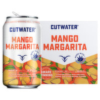 Cutwater RTD Mango Margarita 4 Can, 48 Fluid ounce