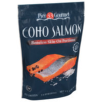 Pier 33 Gourmet Coho Salmon, Boneless, Skin-On Portions, 1.5 Pound
