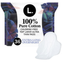 L. Ultra Thin Ultra Thin Pads with Wings, Overnight, 36 Each