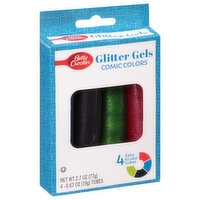 Betty Crocker Glitter Gels, Comic Colors, 4 Each