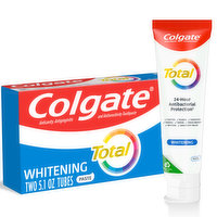 Colgate Total Whitening Toothpaste, 2 Each