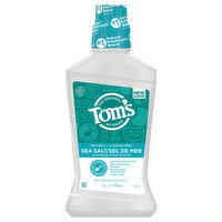 Tom's of Maine Mouthwash, Sea Salt, Refreshing Mint, 16 Fluid ounce