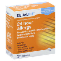 Equaline Antihistamine, 5 mg, 24 hour Allergy, Tablets, 35 Each