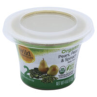 Wild Harvest Baby Food, Organic, Pears, Peas & Spinach, 2 (6 Months & Up), 4 Ounce