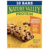 Nature Valley Chewy Bars, Peanut Butter, Dark Chocolate, 10 Each