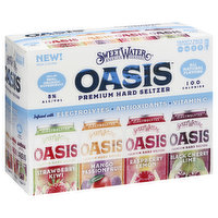 SweetWater Brewing Company Oasis Hard Seltzer, Premium, Variety Pack, 12 Each