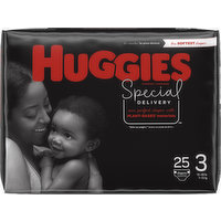 Huggies Diapers, 3 (16-28 lb), 25 Each
