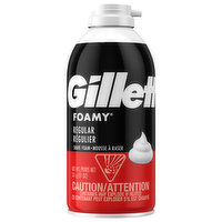 Gillette Shave Foam, Regular, 11 Ounce