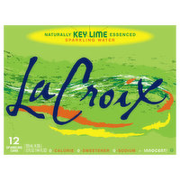 LaCroix Sparkling Water, Key Lime, 12 Each