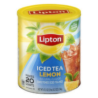 Lipton Iced Tea Mix, Sweetened, Lemon, 47.2 Ounce