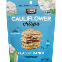 Hippie Snacks Cauliflower Crisps, Classic Ranch, 2.5 Ounce