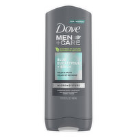 Dove Men + Care Body + Face Wash, Hydrating, Blue Eucalyptus + Birch, 13.5 Ounce