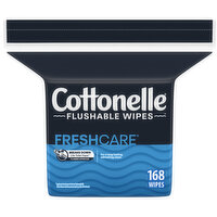 Cottonelle FreshCare Flushable Wipes, Hypoallergenic, Refill Pack