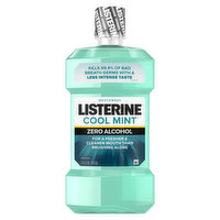 Listerine Mouthwash, Cool Mint, Zero Alcohol, 1 Litre