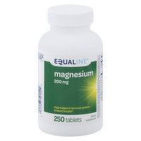 Equaline Magnesium, 200 mg, Tablets, 250 Each