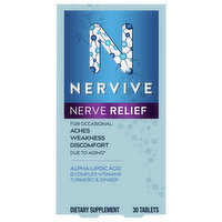 Nervive Nerve Relief, Tablets, 30 Each