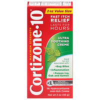 Cortizone-10 Anti-Itch Creme, Ultra Soothing Creme, Maximum Strength, Value Size, 2 Ounce