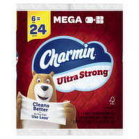 Charmin Ultra Strong Charmin Ultra Strong Bath Tissue 6 Mega Rolls -6RL, 6 Each