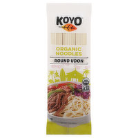 Koyo Noodles, Organic, Round Udon, 8 Ounce