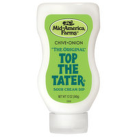 Mid-America Farms  Top The Tater Chive & Onion Easy Squeeze Sour Cream, 12 Ounce