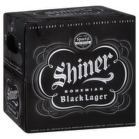 Shiner Bohemian Lager, Black, 12 Each