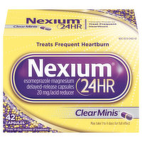 Nexium ClearMinis Acid Reducer, 24HR, 20 mg, Capsules, 42 Each