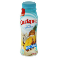 Cacique Yogurt Smoothie, Pina Colada, 7 Ounce