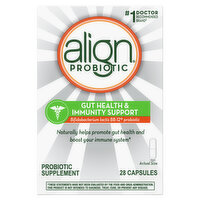 Align Immune Support Align Probiotic Gut Health and Immunity Capsules, Men and Women's Daily Probiotic Supplement, 28 Ct, 28 Each