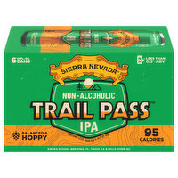 Sierra Nevada Beer, Non-Alcoholic, IPA, Trail Pass, 6 Each