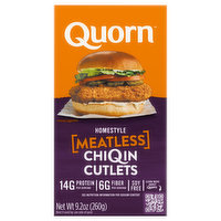 Quorn Chiqin Cutlets, Meatless, Homestyle, 9.2 Ounce